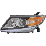 DURAFORCE Driver and Passenger Side Headlights For Honda Odyssey 2014-2017 Halogen w Bulbs