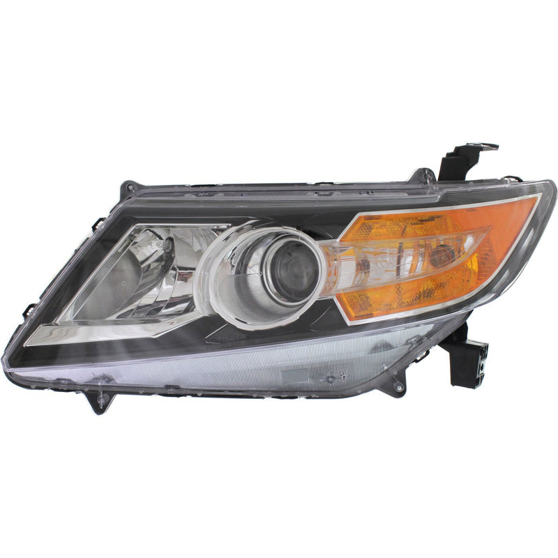 DURAFORCE Driver and Passenger Side Headlights For Honda Odyssey 2014-2017 Halogen w Bulbs