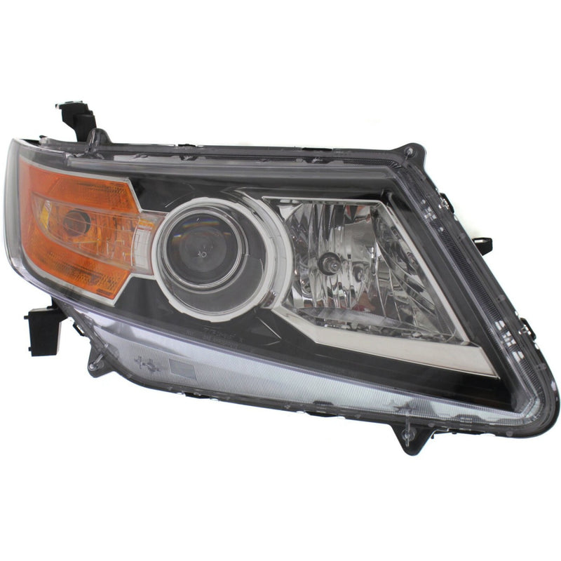 DURAFORCE Driver and Passenger Side Headlights For Honda Odyssey 2014-2017 Halogen w Bulbs