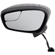 DURAFORCE Power Mirror For 2011-2018 Ford Fiesta Left Side Manual Fold Paintable