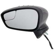DURAFORCE Power Mirror For 2011-2018 Ford Fiesta Left Side Manual Fold Paintable