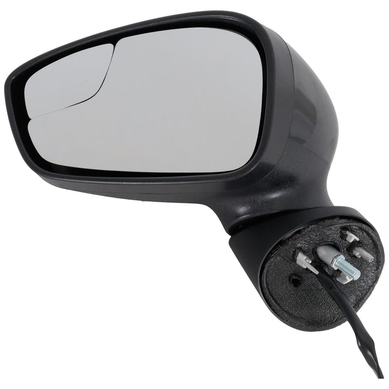 DURAFORCE Power Mirror For 2011-2018 Ford Fiesta Left Side Manual Fold Paintable