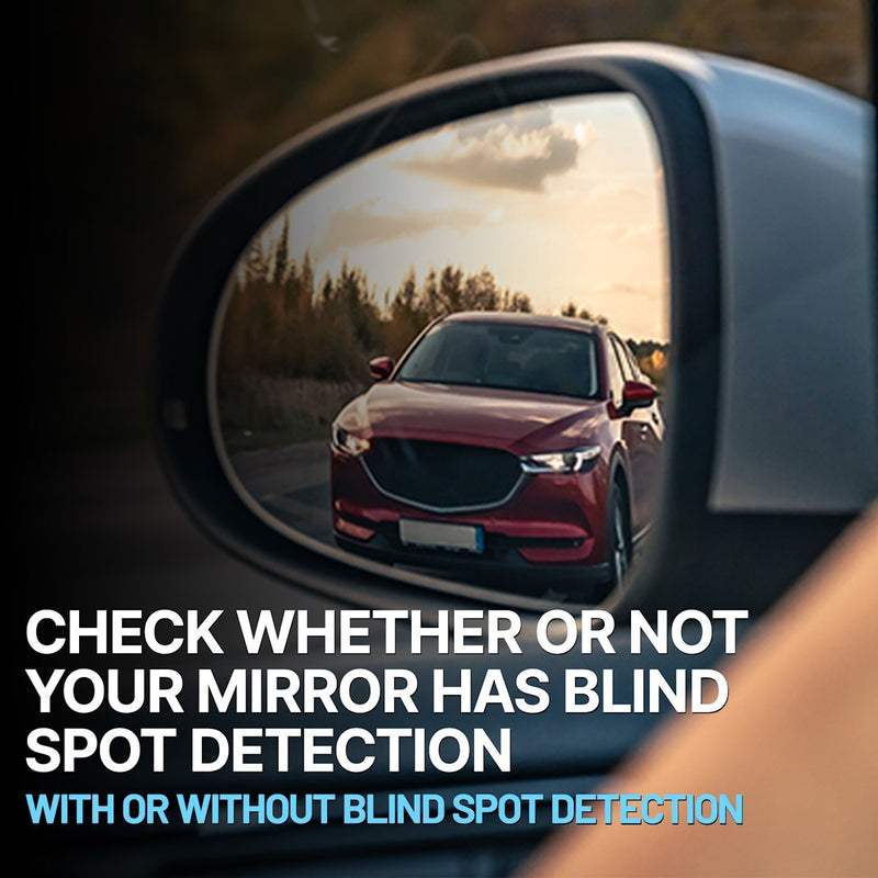 DURAFORCE Power Mirror For 2011-2018 Ford Fiesta Left Side Manual Fold Paintable
