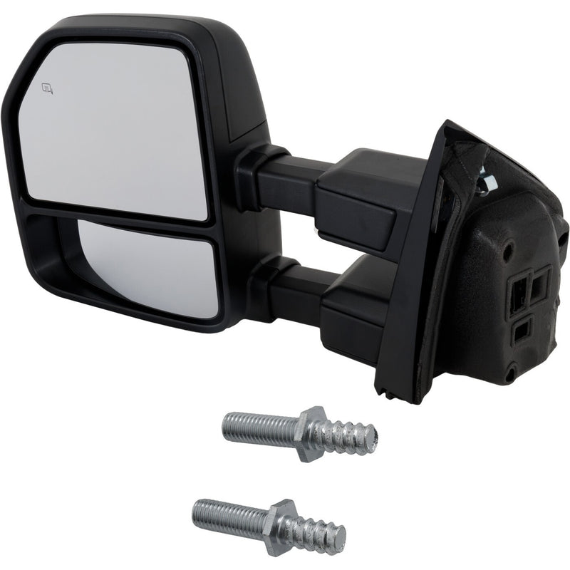 DURAFORCE Driver Heated Mirror For 2017-2022 Ford F-250 F-350 Super Duty Textured Towing