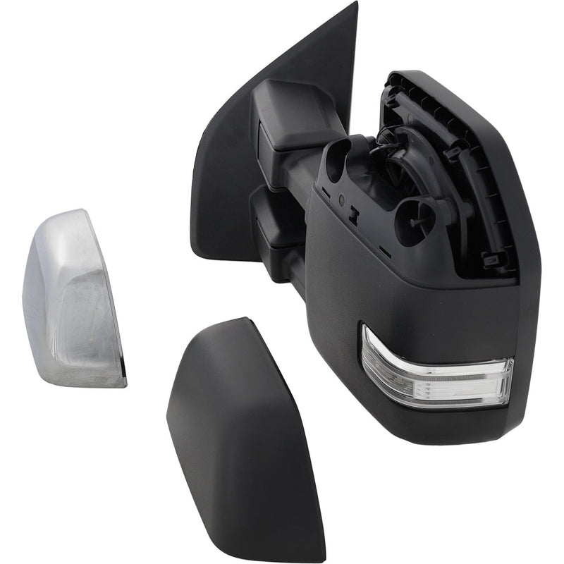DURAFORCE Driver Heated Mirror For 2017-2022 Ford F-250 F-350 Super Duty Textured Towing
