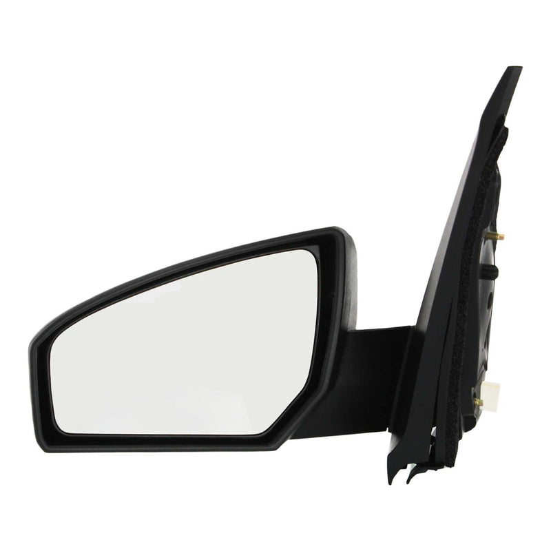 DURAFORCE Black Power Side View Door Mirror Driver Left Side For 2007-2012 Nissan Sentra