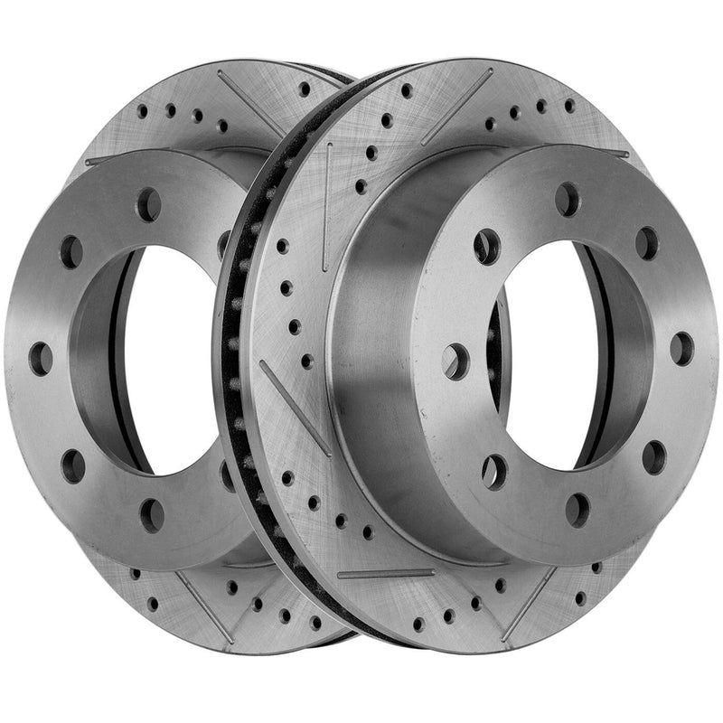 DURAFORCE Front Brake Disc Rotors for Ram Truck Dodge 3500 2500 2000-2002
