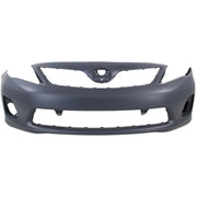 DURAFORCE Front Bumper Kit with 2 Grilles For 2011-2013 Toyota Corolla Base CE Models