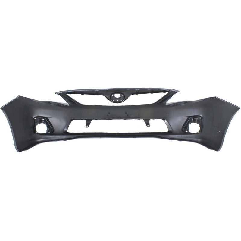DURAFORCE Front Bumper Kit with 2 Grilles For 2011-2013 Toyota Corolla Base CE Models