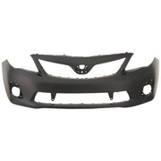 DURAFORCE Front Bumper Kit with 2 Grilles For 2011-2013 Toyota Corolla Base CE Models