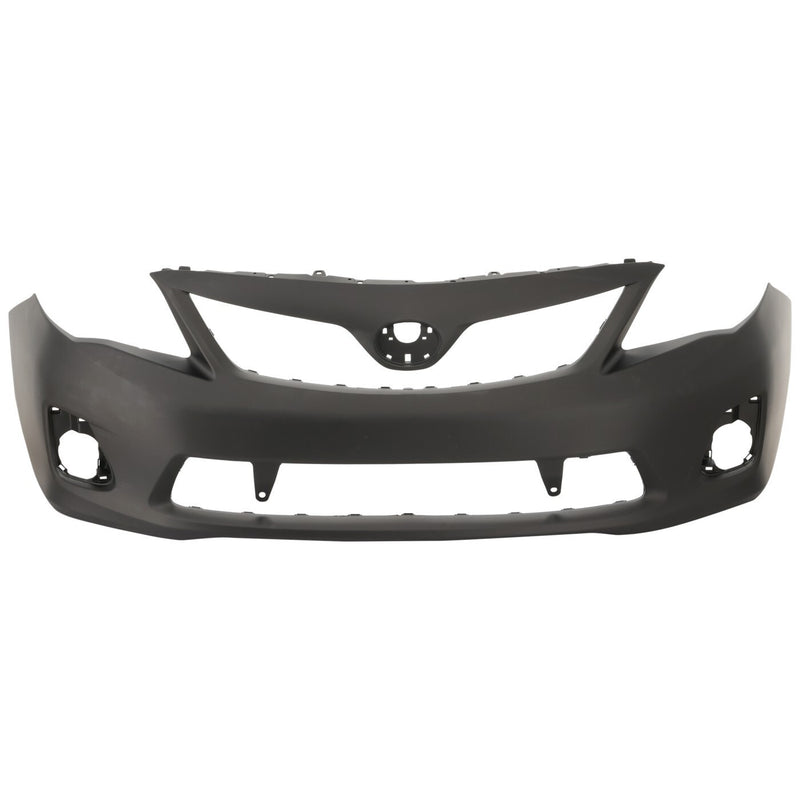 DURAFORCE Front Bumper Kit with 2 Grilles For 2011-2013 Toyota Corolla Base CE Models