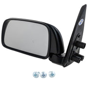 DURAFORCE Mirror Left Side For 1995-2000 Toyota Tacoma Manual Adjust 9x5-inch Housing
