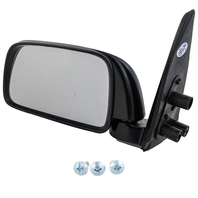 DURAFORCE Mirror Left Side For 1995-2000 Toyota Tacoma Manual Adjust 9x5-inch Housing
