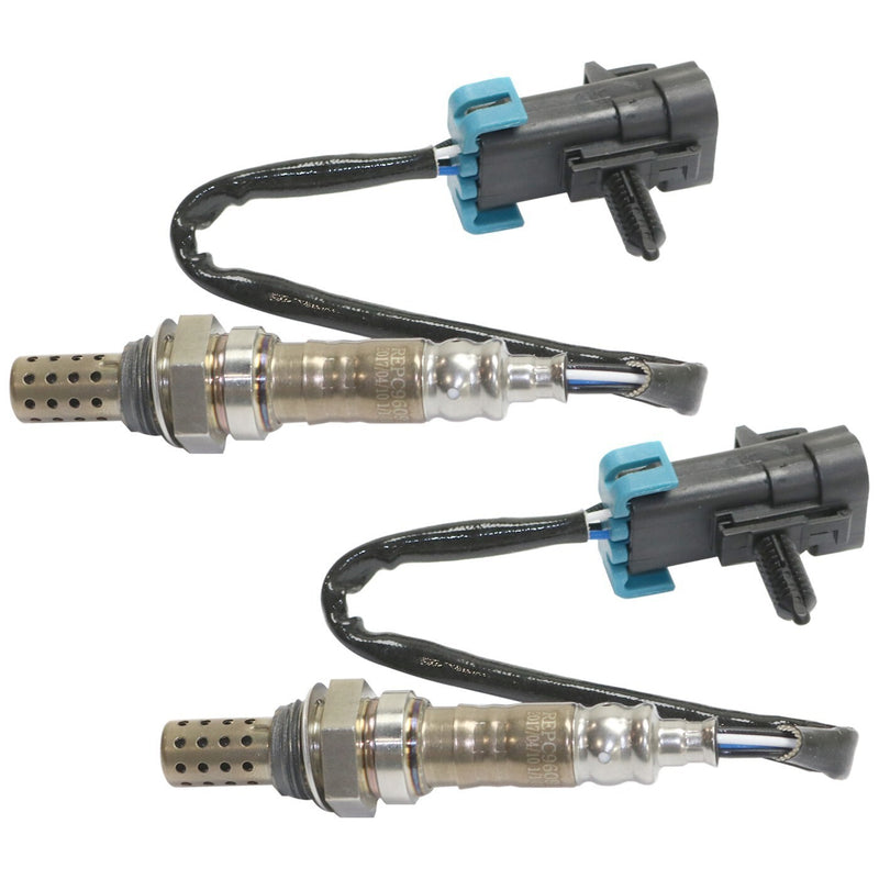 DURAFORCE O2 Oxygen Sensors Set of 2 Driver Left Side Downstream & Upstream for Chevy Pai
