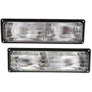 DURAFORCE Front Turn Signal Light Set For 1994-1999 GMC Yukon Fits C1500 Suburban