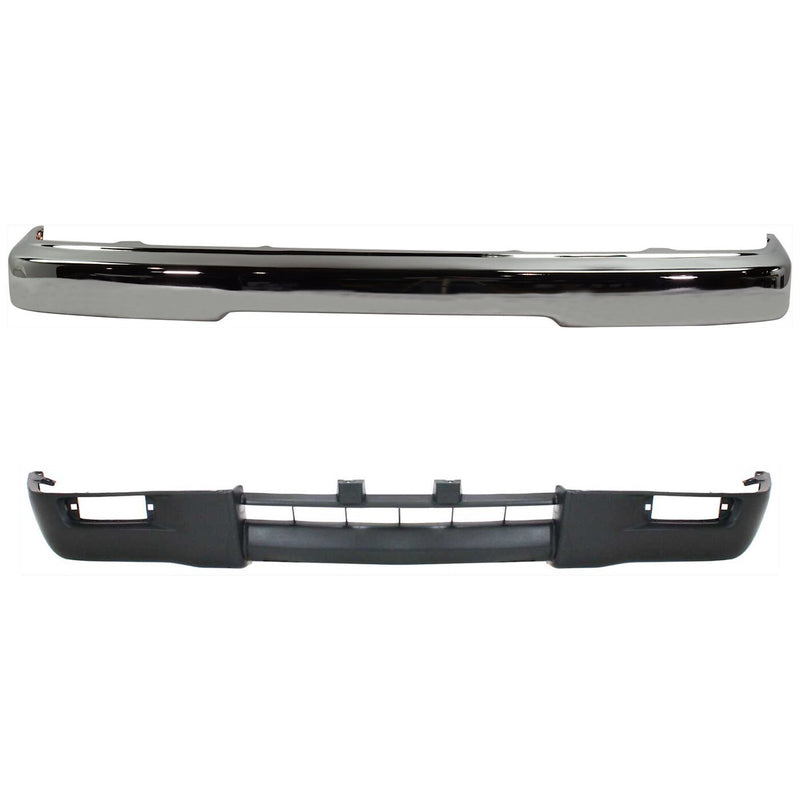 DURAFORCE Bumper Face Bars Front for Toyota Tacoma 1995-1997