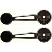 DURAFORCE Chrome Inside Interior Window Crank Handle Pair Set NEW for Ford Pickup Truck