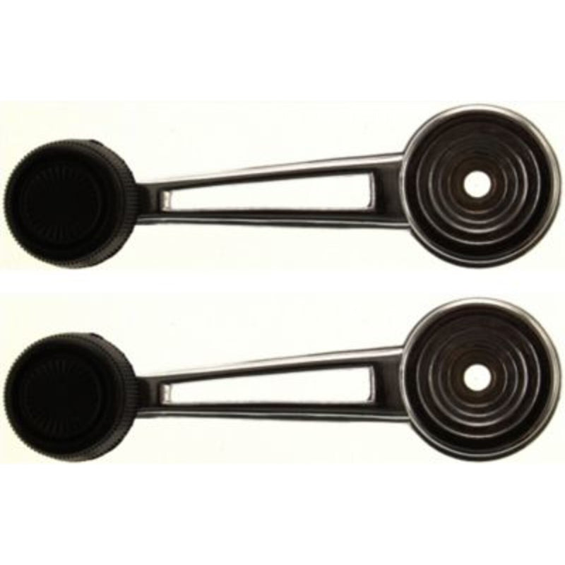 DURAFORCE Chrome Inside Interior Window Crank Handle Pair Set NEW for Ford Pickup Truck