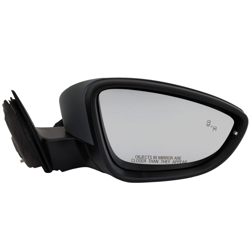 DURAFORCE Mirror For 2016-2020 Volkswagen Passat RH Power Heated Paintable w/ Signal Light