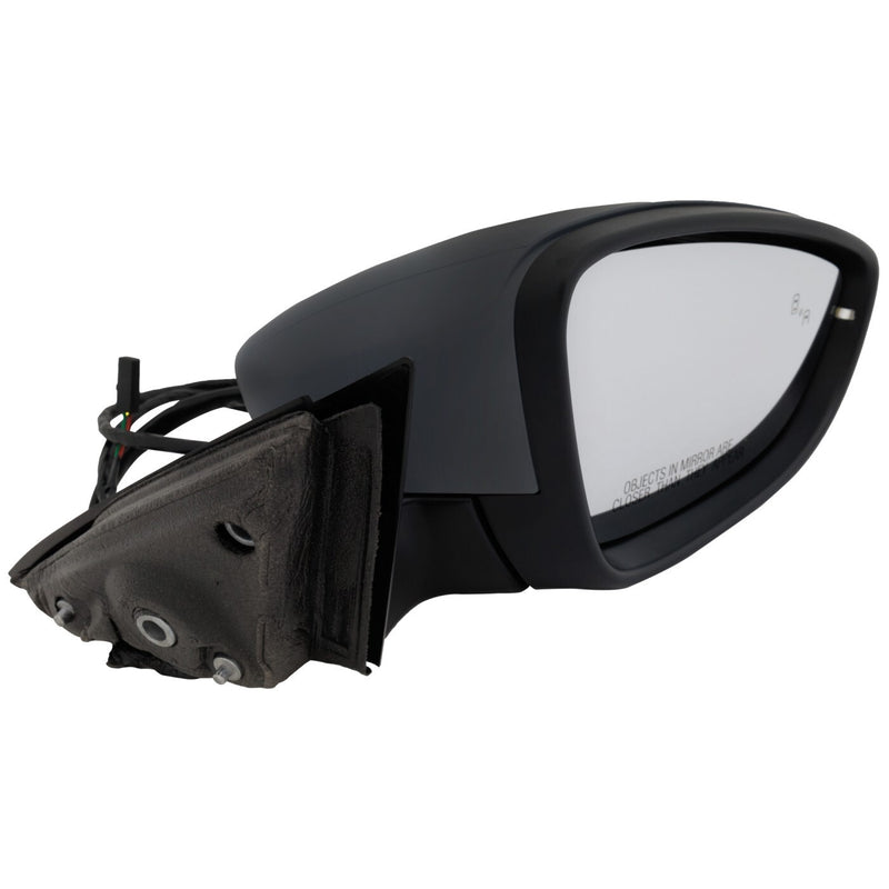 DURAFORCE Mirror For 2016-2020 Volkswagen Passat RH Power Heated Paintable w/ Signal Light
