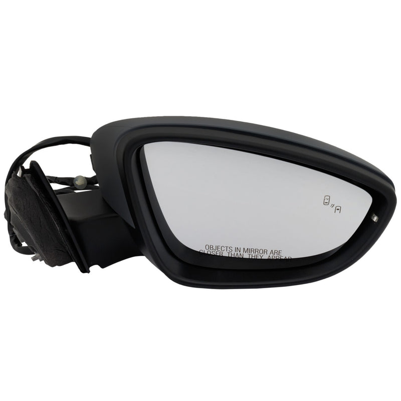 DURAFORCE Mirror For 2016-2020 Volkswagen Passat RH Power Heated Paintable w/ Signal Light