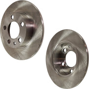 DURAFORCE Rear Disc Brake Rotors For 1999-2005 Volkswagen Jetta 1998-2010 Beetle