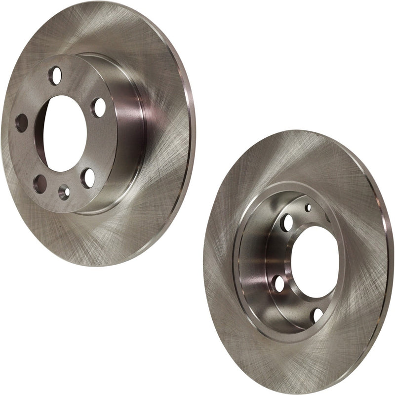 DURAFORCE Rear Disc Brake Rotors For 1999-2005 Volkswagen Jetta 1998-2010 Beetle