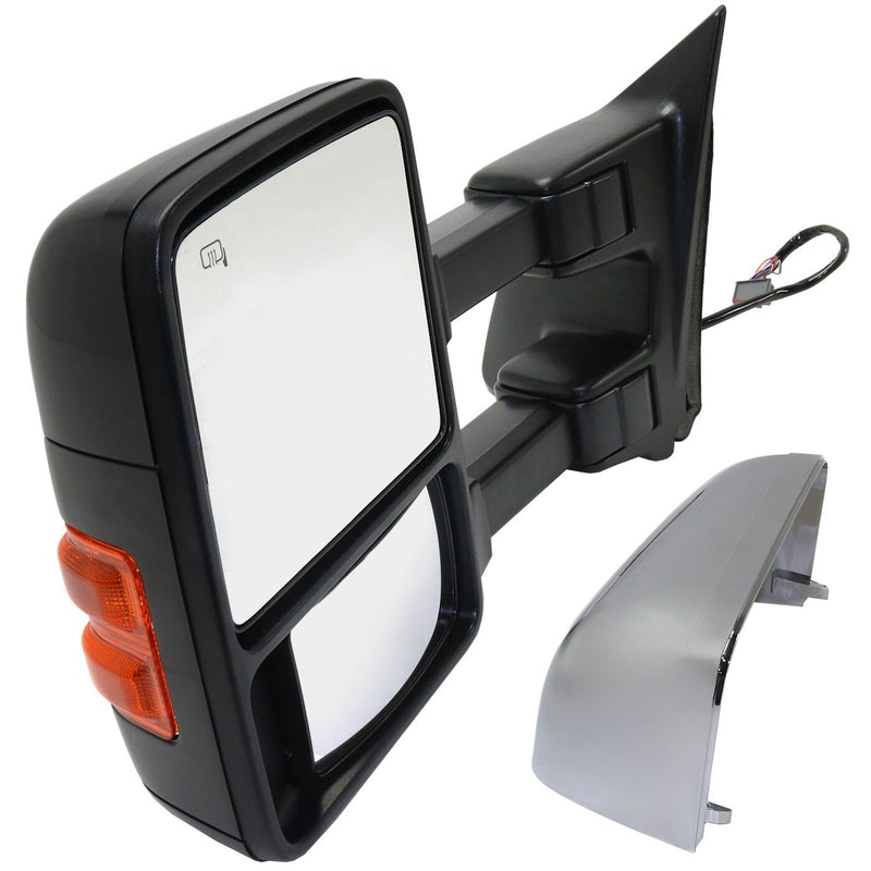 DURAFORCE Mirror Driver Side Heated For F250 Truck F550 F450 F350 Ford 10-16 with Memory