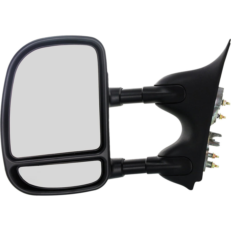 DURAFORCE Tow Mirror For 1999 2007 Ford F-350 Super Duty Left Side Manual Fold Blind Spot