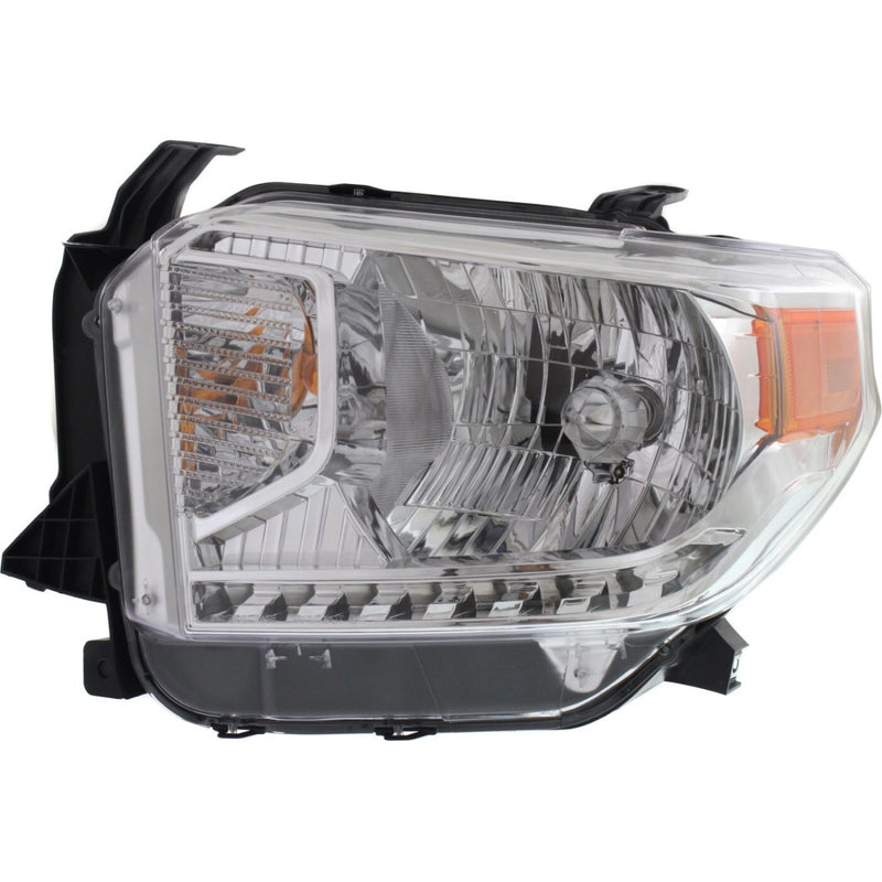 DURAFORCE Headlight Set For 2014-2017 Toyota Tundra Left and Right With Level Adjuster 2Pc