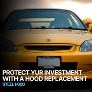 DURAFORCE Hood For 2012-13 Honda Civic (12-12 Sdn, Jap/USA/Canada Blt)/(12-13 Coupe) CAPA