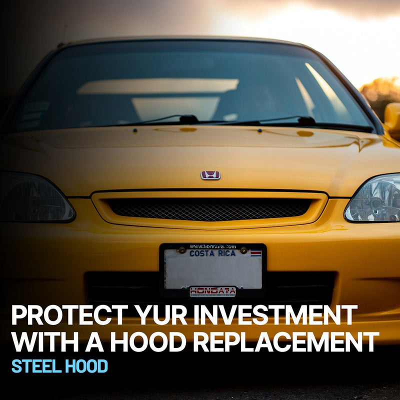 DURAFORCE Hood For 2012-13 Honda Civic (12-12 Sdn, Jap/USA/Canada Blt)/(12-13 Coupe) CAPA