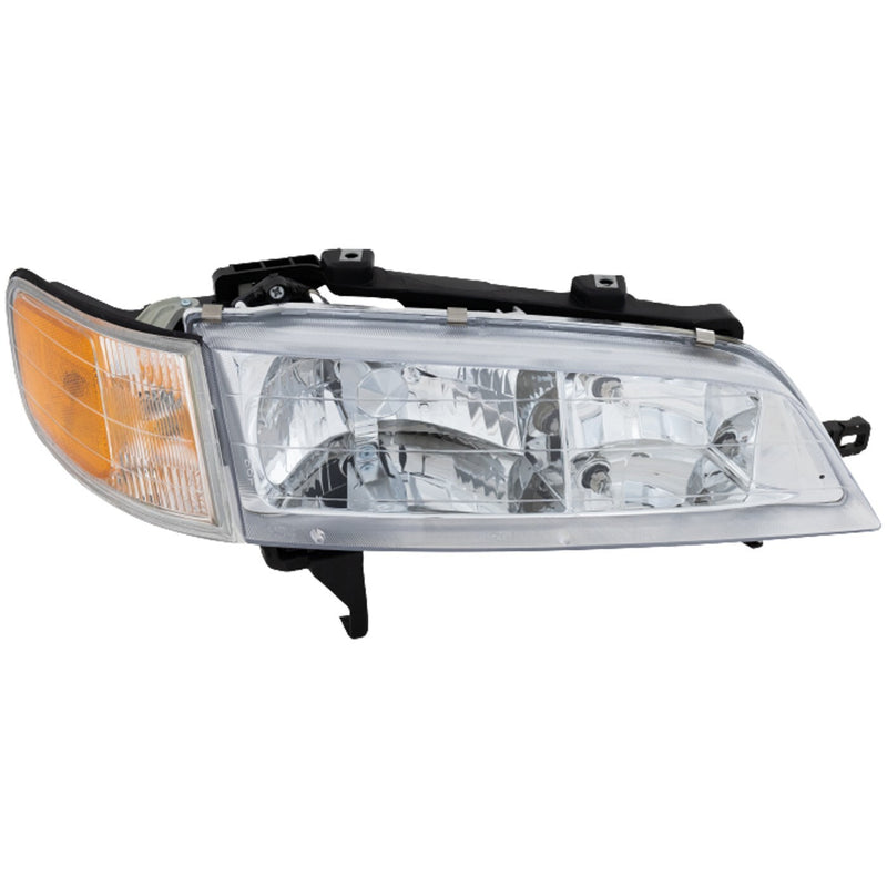 DURAFORCE Left Right Headlights For Honda Accord 1994-1997 Halogen w/ Bulbs w/ Corner Lamp