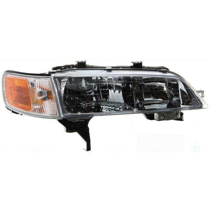 DURAFORCE Left Right Headlights For Honda Accord 1994-1997 Halogen w/ Bulbs w/ Corner Lamp