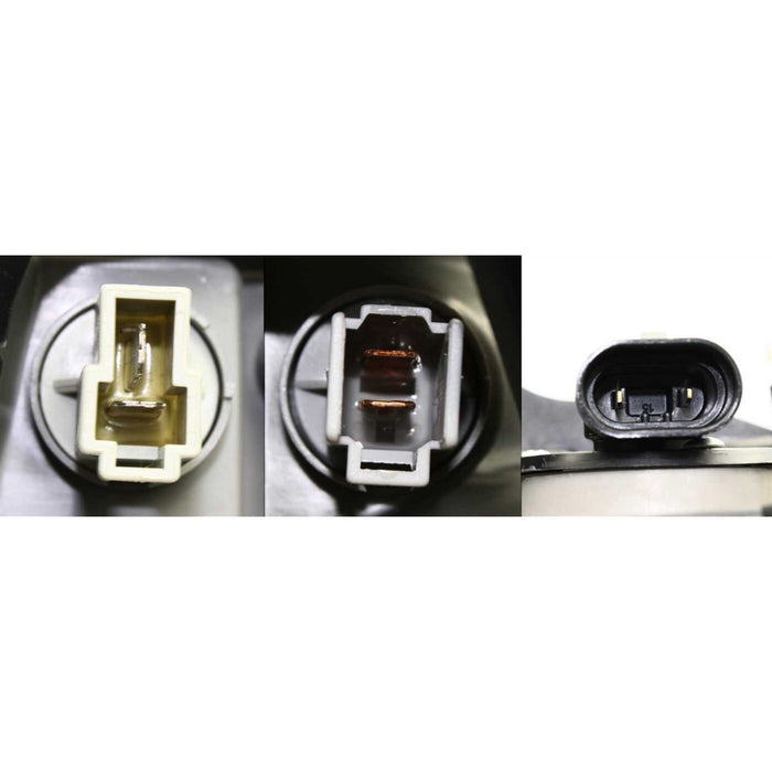 DURAFORCE Left Right Headlights For Honda Accord 1994-1997 Halogen w/ Bulbs w/ Corner Lamp