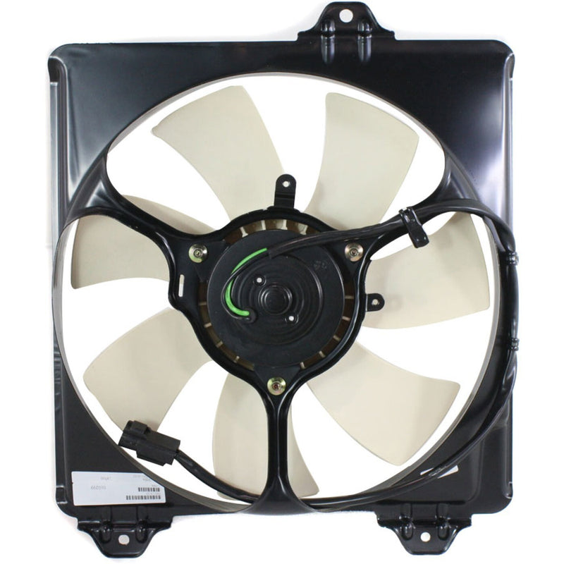 DURAFORCE Radiator Cooling Fan w/ A/C Condenser Fan For 2001-2005 Toyota RAV4 Left & Right