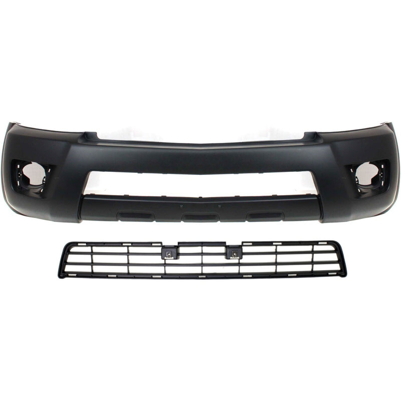DURAFORCE Bumper Cover Kit For 2006-2007 Toyota 4Runner with Bumper Grille Front Primed