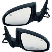 DURAFORCE Power Mirror LH & RH For 14-19 Toyota Corolla Heated BSD Signal Light Paintable