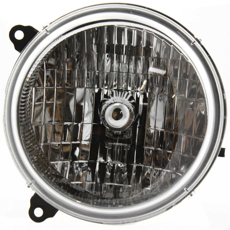 DURAFORCE Driver and Passenger Side Headlights For Jeep Liberty 2003-2004 Halogen w/ Bulbs