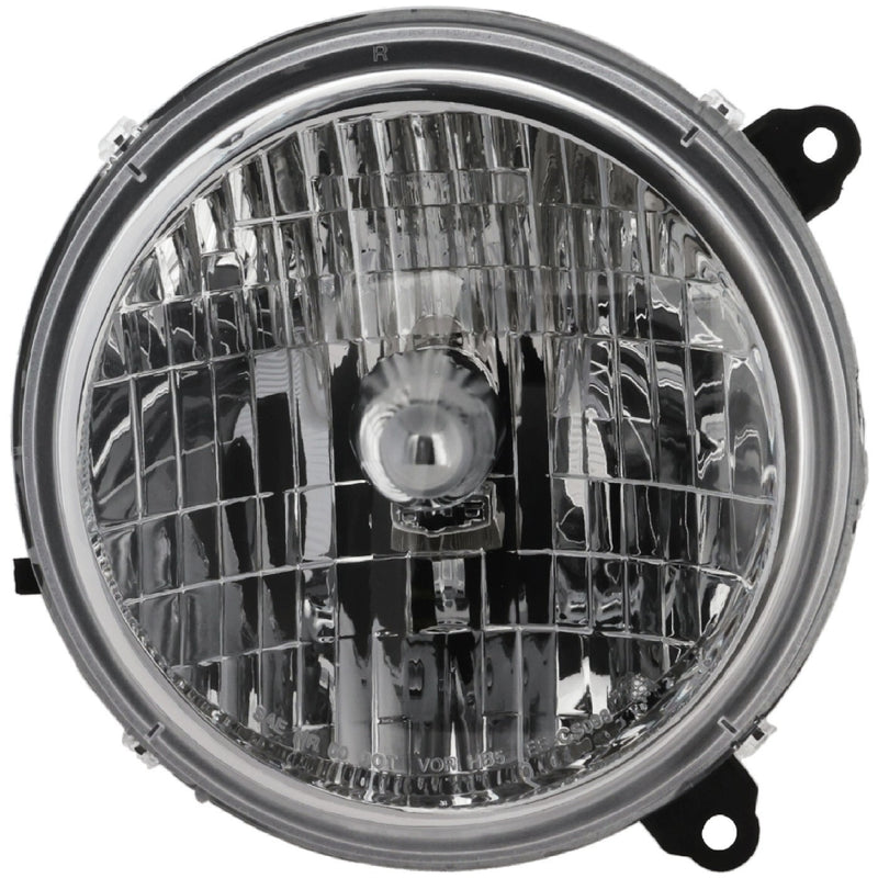 DURAFORCE Driver and Passenger Side Headlights For Jeep Liberty 2003-2004 Halogen w/ Bulbs