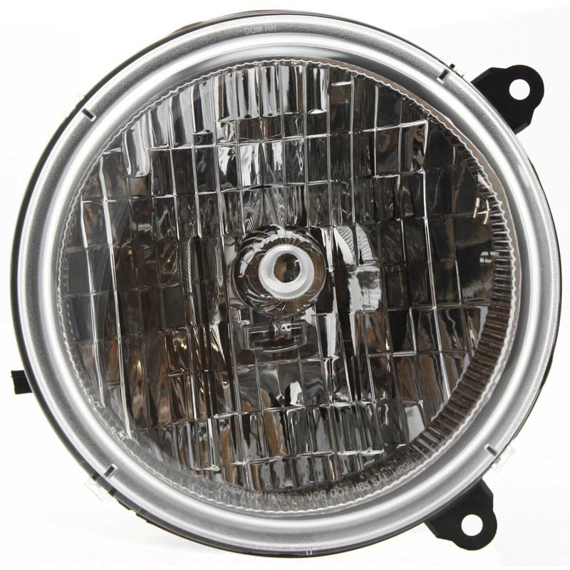 DURAFORCE Driver and Passenger Side Headlights For Jeep Liberty 2003-2004 Halogen w/ Bulbs