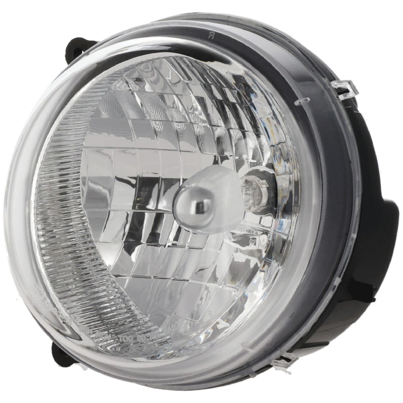 DURAFORCE Driver and Passenger Side Headlights For Jeep Liberty 2003-2004 Halogen w/ Bulbs