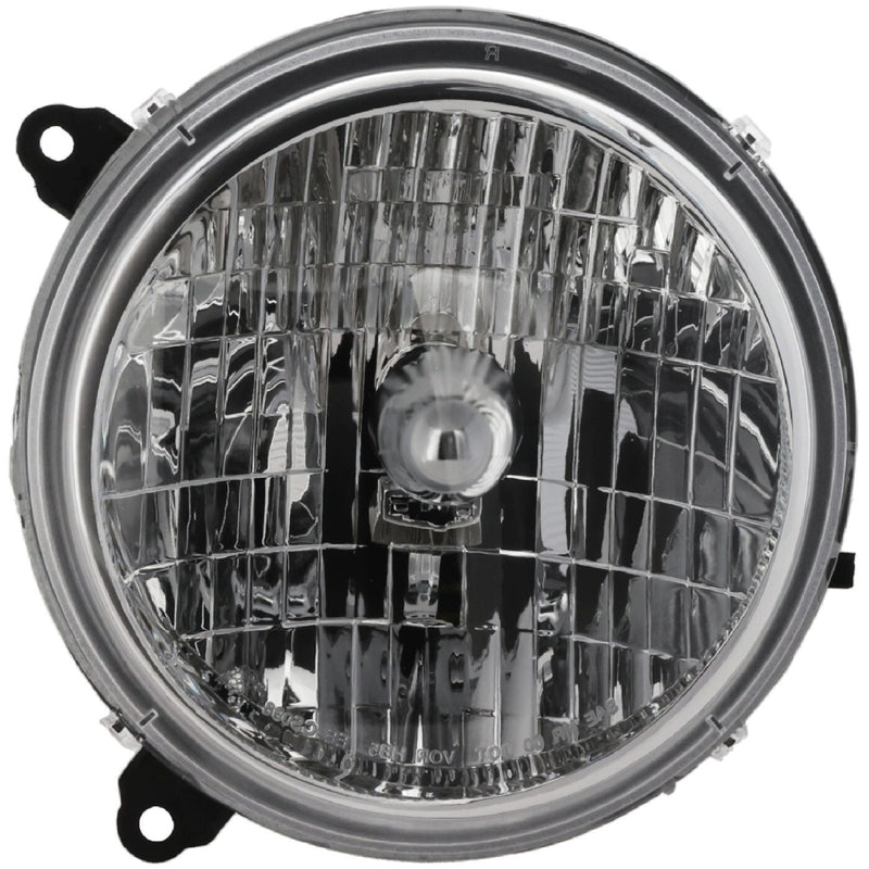 DURAFORCE Driver and Passenger Side Headlights For Jeep Liberty 2003-2004 Halogen w/ Bulbs