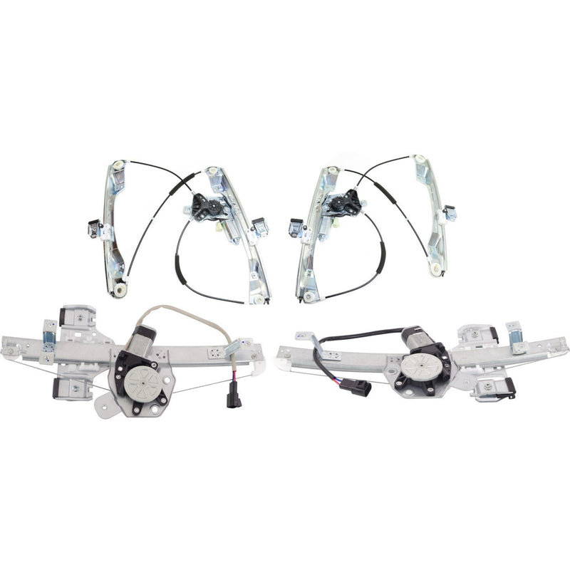 DURAFORCE Window Regulator For 2008-2009 Pontiac G8 Set of 4 Front and Rear Left and Right