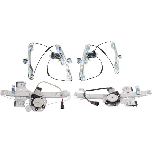 DURAFORCE Window Regulator For 2008-2009 Pontiac G8 Set of 4 Front and Rear Left and Right