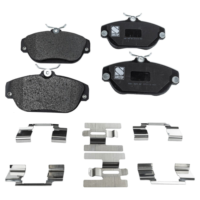 DURAFORCE Front and Rear Semi-Metallic Brake Pad Set For 1992-1997 Volvo 960 Sedan IRS