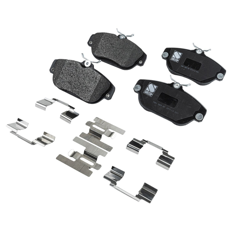 DURAFORCE Front and Rear Semi-Metallic Brake Pad Set For 1992-1997 Volvo 960 Sedan IRS