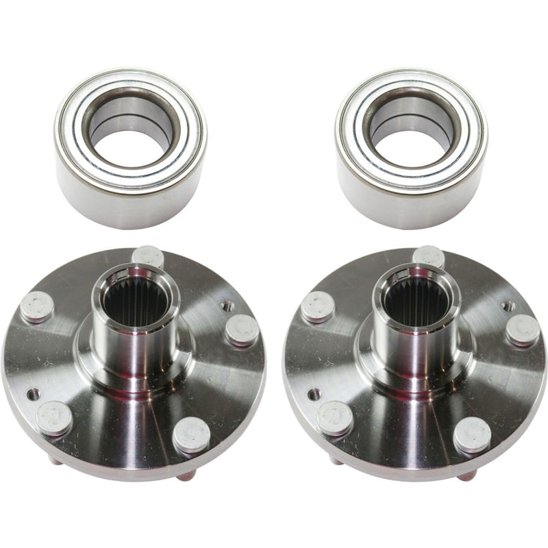 DURAFORCE Wheel Hub Kit For 14-2018 Kia Forte Front Left & Right with Bearing