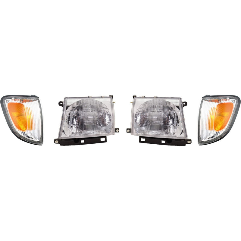 DURAFORCE Headlight Kit For 1997-2000 Toyota Tacoma