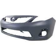 DURAFORCE Front Bumper Cover Kit with Bumper Grille For 11-13 Toyota Corolla Base CE LE